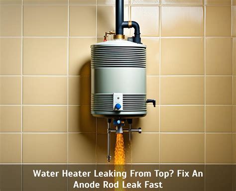 hot water heater leaking from top anode|Hot Water Heater Leaking From Top Anode Cause and How to。